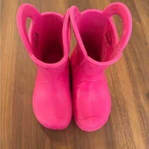 Crocs Handle It Rain Boot Pink Crush Size 8C